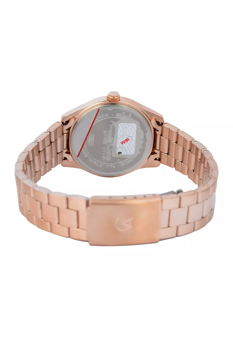 Jam Tangan Wanita Alexandre Christie Passion AC 2A75 LDBRGSL Silver Dial - Stainless Steel