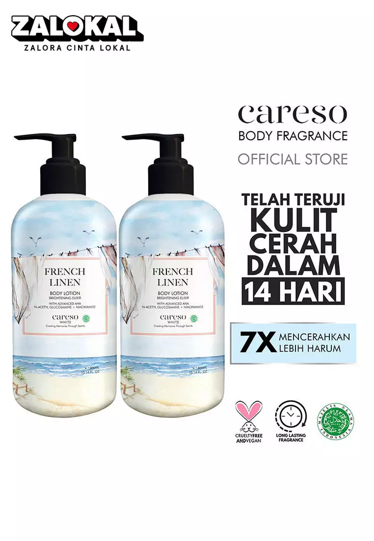 Double Combo French Linen Lotion - 300ml x 2