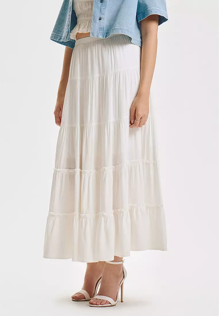 Maxi Tiered Skirt