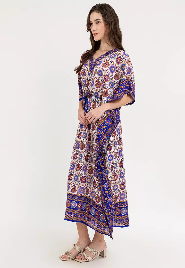 Victoria Vneck Kaftan Dress