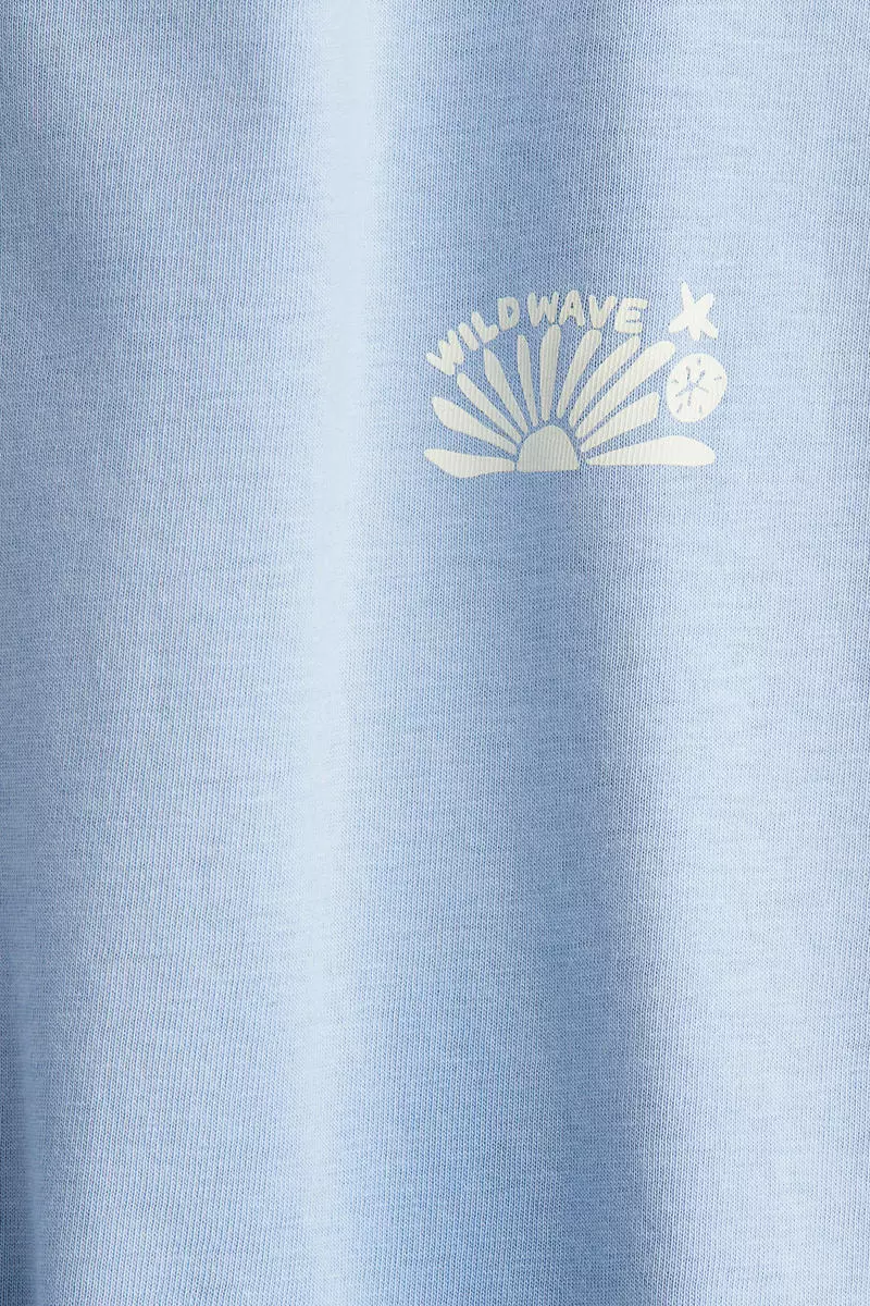 Printed cotton T-shirt