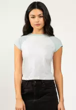 V White Marl/Winter Sky Blue