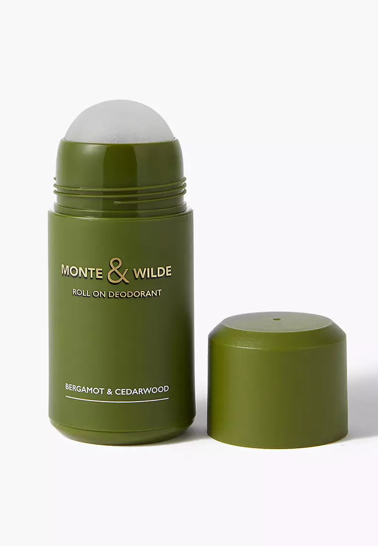 Monte And Wilde Bergamot & Cedarwood Roll On Deodorant 50Ml - December 2026