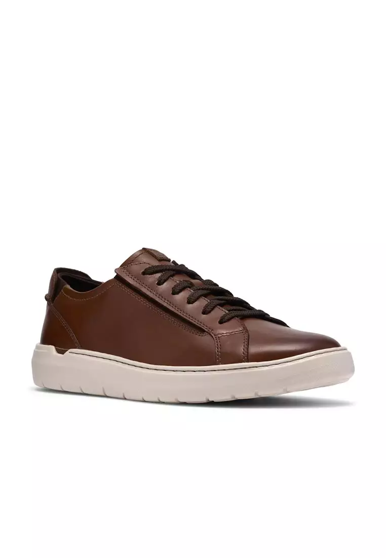Mens Flexwell Lace Trainers - Tan