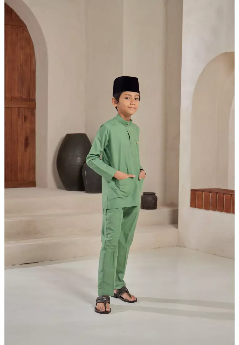 Baju Melayu Moden Cekak Musang for Kids