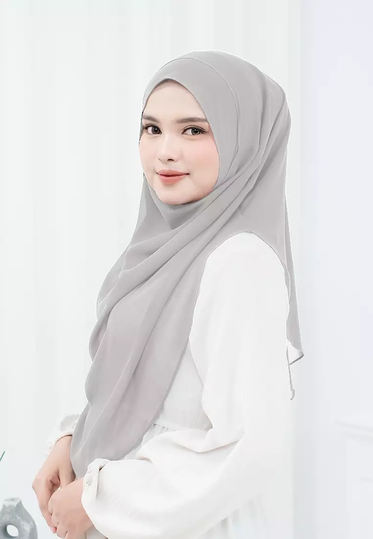HIJAB INSTAN ZHAZA - GREY