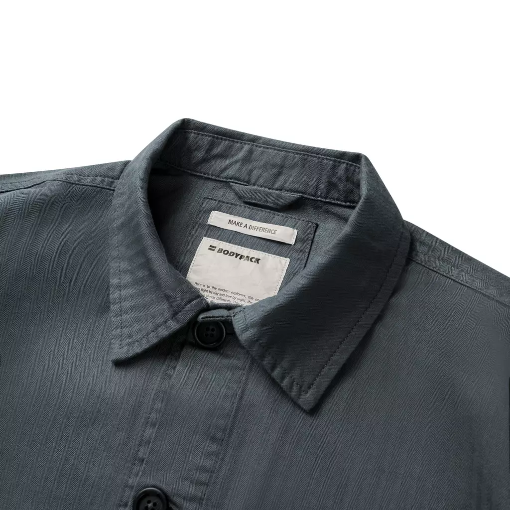 Bodypack Mirage Chore Jacket Vintage Jaket Praktis - Abu