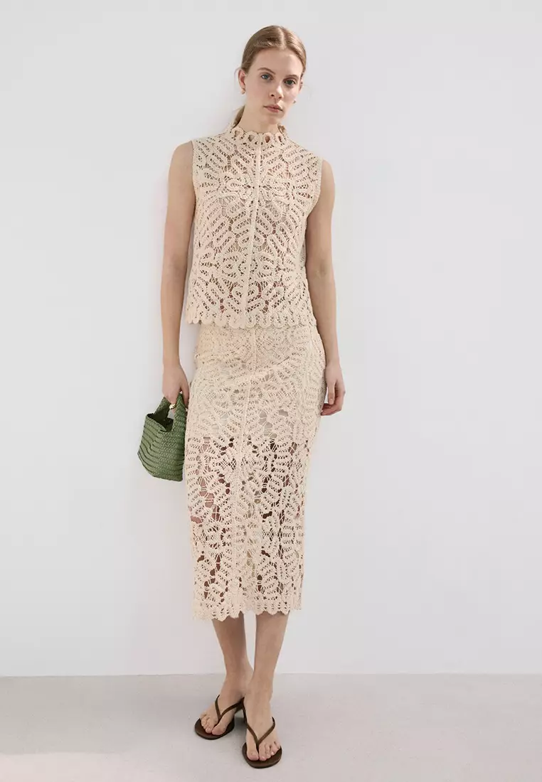 Openwork Knit Top