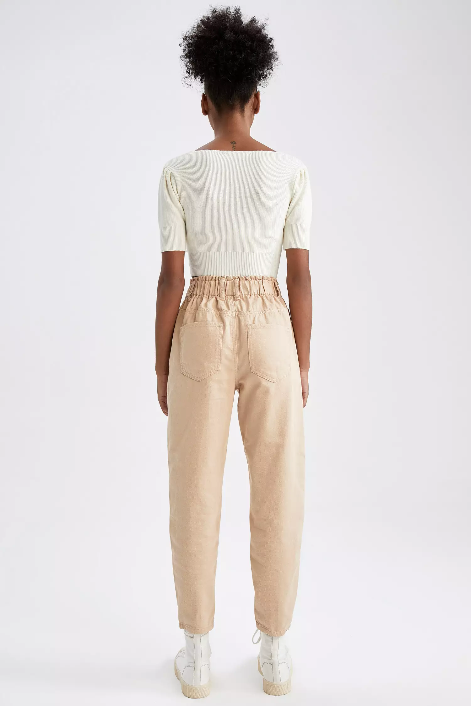 DeFacto High Waisted Slouchy Trousers 2024
