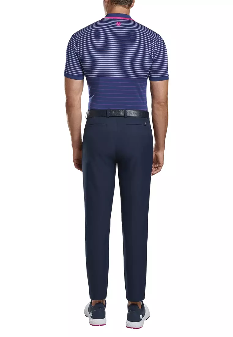 Gfore Men's Two-Tone Stripe Polo