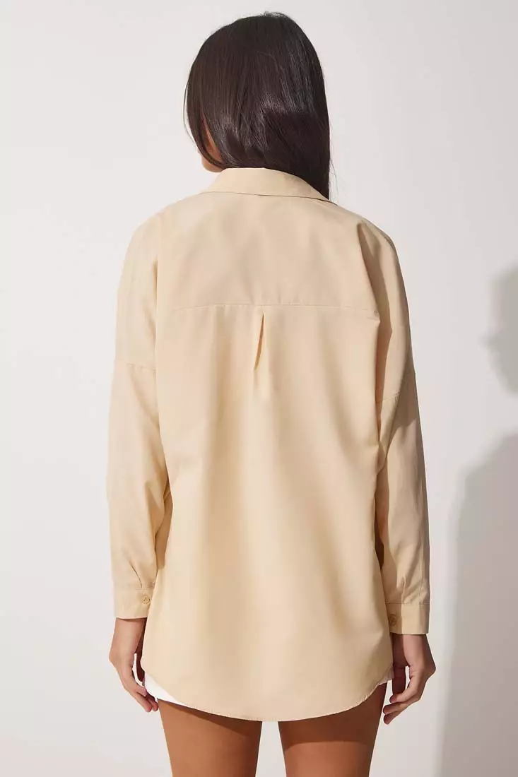 Oversize Long Basic Shirt