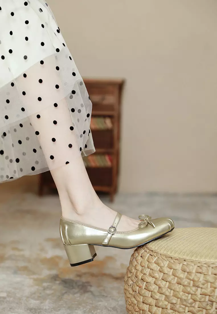 5CM Bow Knot Mary Jane Shoes TE868-22