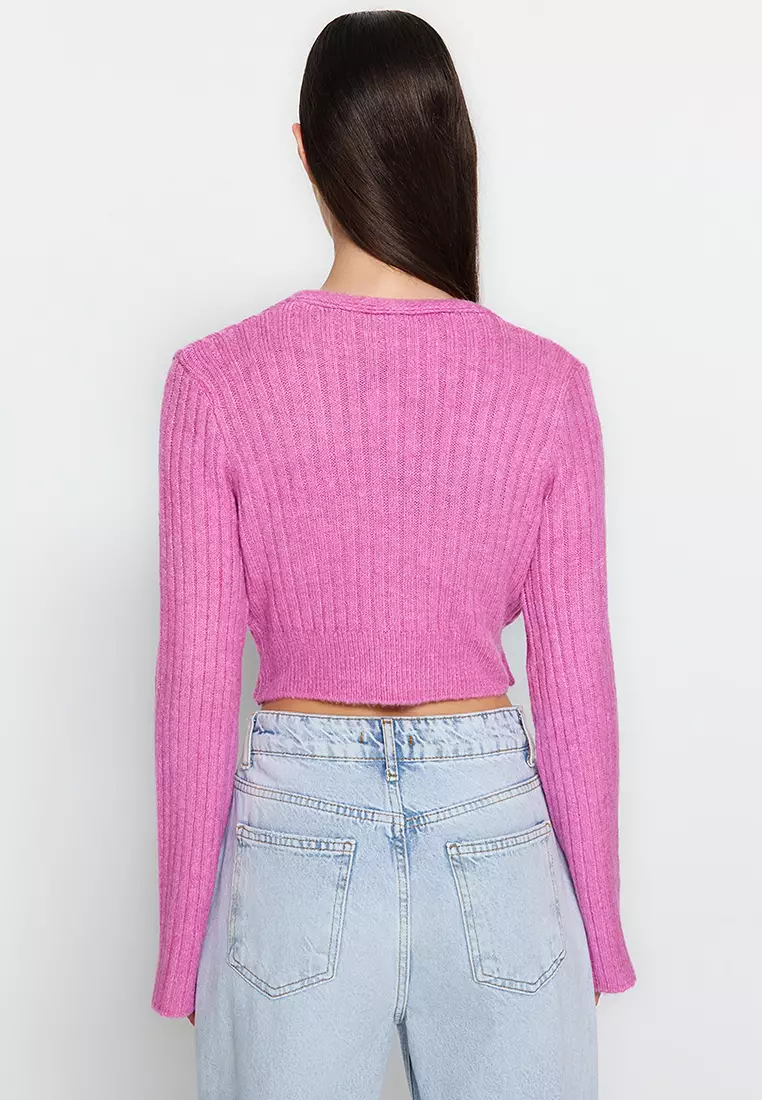 Buy Trendyol Basic Cardigan in Pink 2024 Online