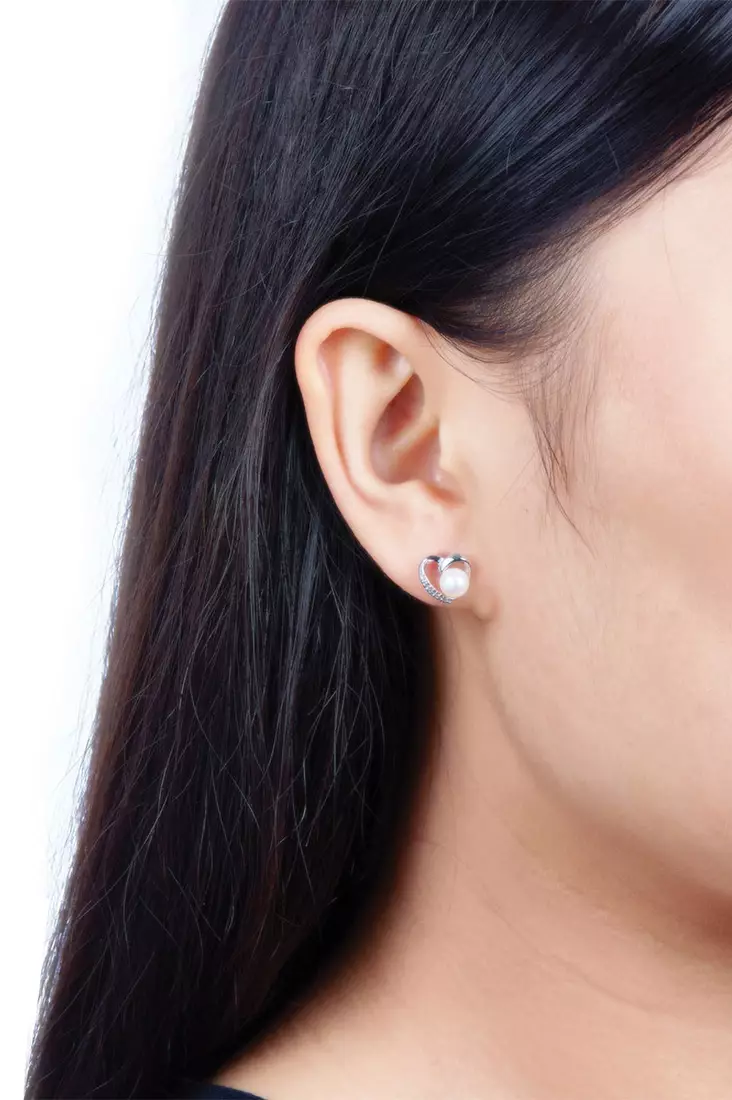 Sk jewellery pearl deals earrings