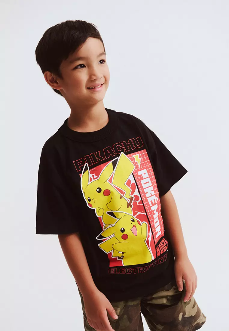 Pokemon Drop Shoulder Short Sleeve T-Shirt
