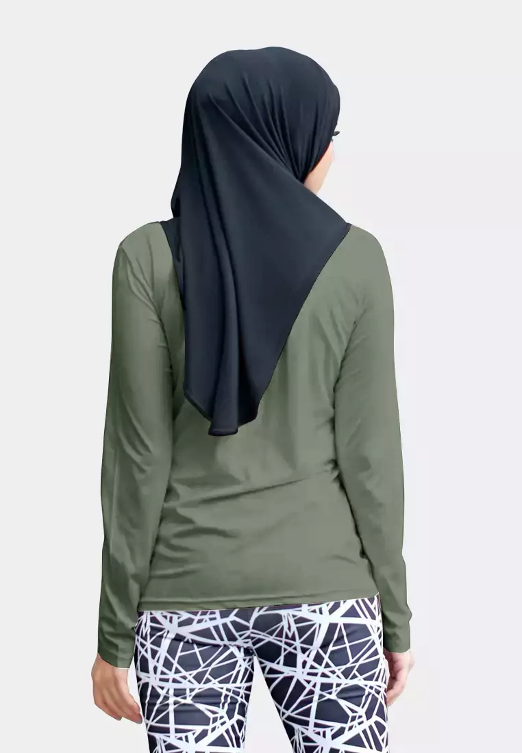 Zelena - Oshea Base Layer Sporty | Kaos Olahraga Wanita - Grass- L 