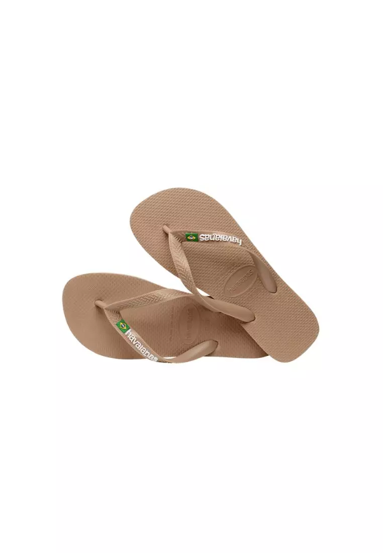 Havaianas slim brazil flip flops in rose