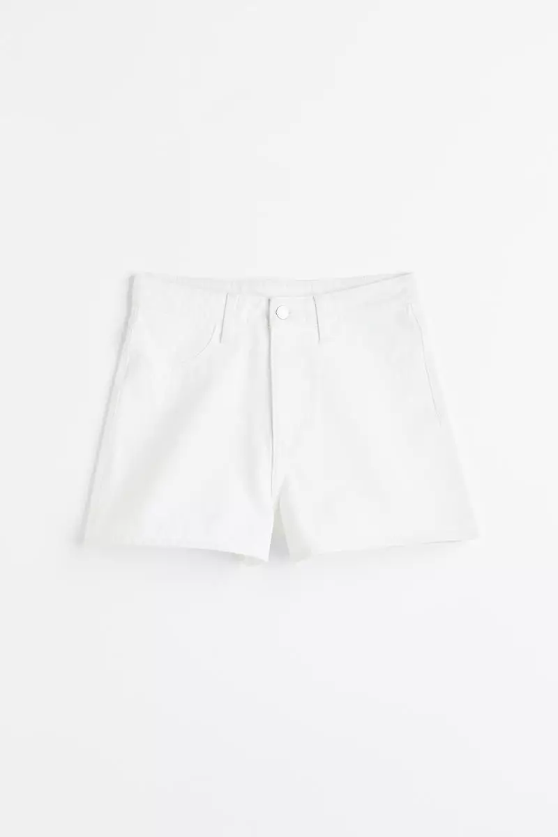 Buy H&M Curvy Fit Denim shorts Online | ZALORA Malaysia