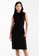ck Calvin Klein black Merino Wool-Silk Top F64B4AA1B3C23EGS_1