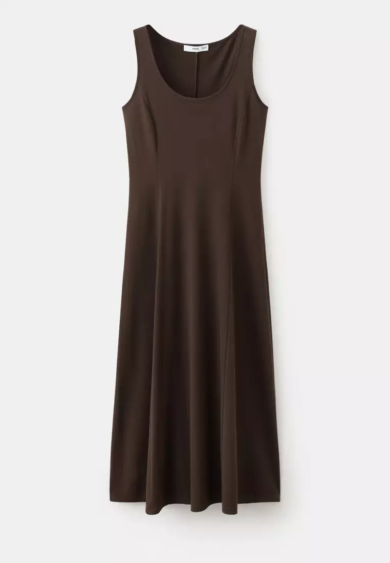 Flared Midi-Dress