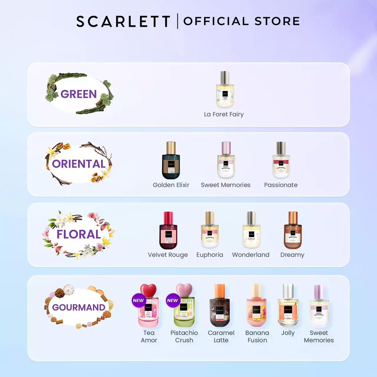 Scarlett Whitening Extrait De Parfum Tea Amor 30ml