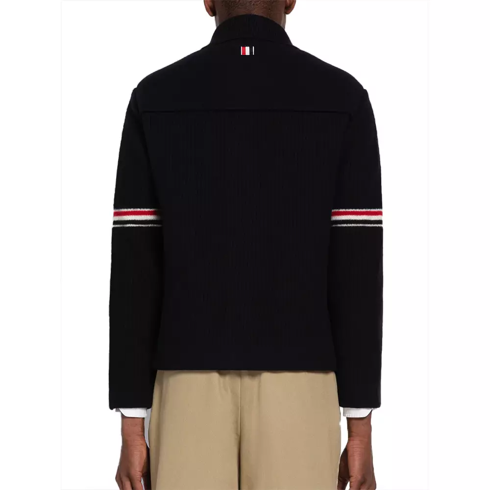 [4.4PRIL KEJUTAN HARGA] RWB Knitted Wool Cardigan Navy