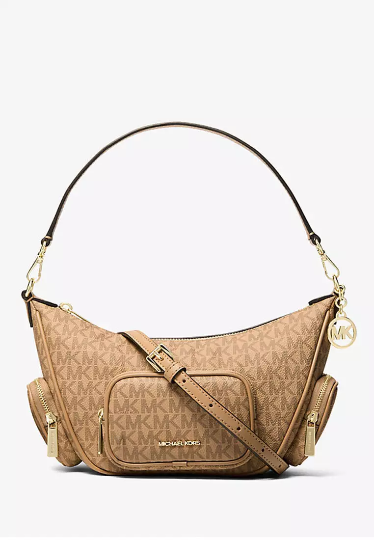 Merritt Small Signature Logo Convertible Shoulder Bag