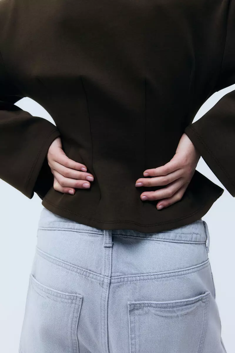 Waisted interlock top