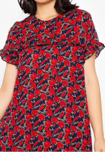 Shop Ba Do Bellona Shift Dress With Ruffles Online On Zalora Philippines