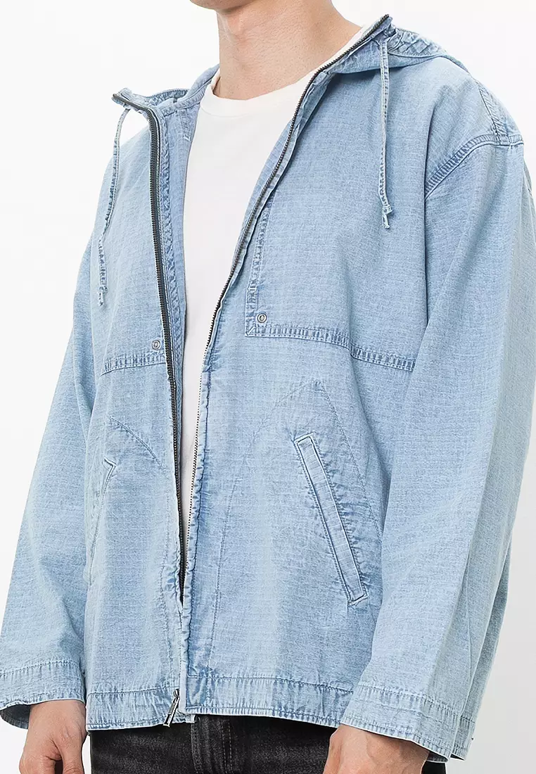 Buy GAP Denim Ripstop Anorak Jacket 2025 Online | ZALORA