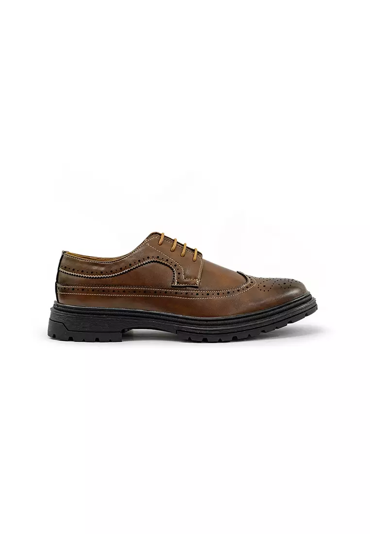 Mario D' boro Runway Men's Formal with Lace MY 26041 - Brown C82