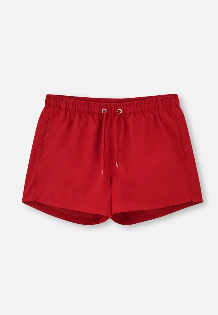 Red swim clearance shorts women's