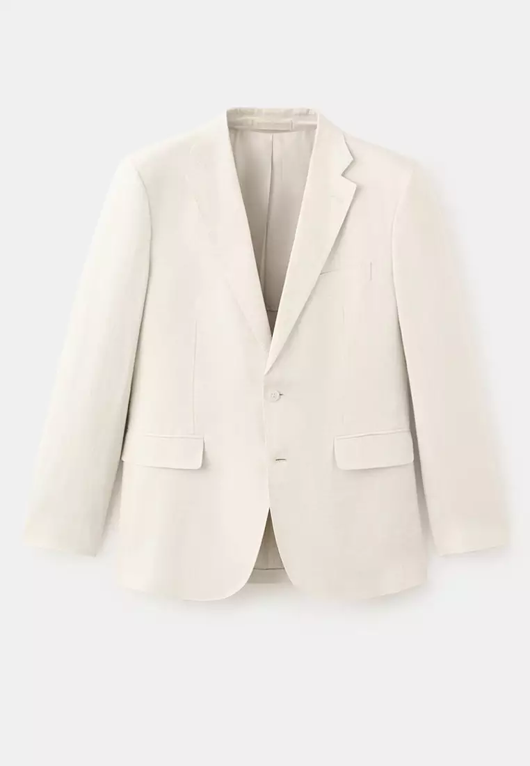 Amalfi 100% Linen Slim-Fit Suit Jacket