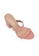 Kiss & Tell pink Paisley Heels in Blush C1B08SH3BF0443GS_2
