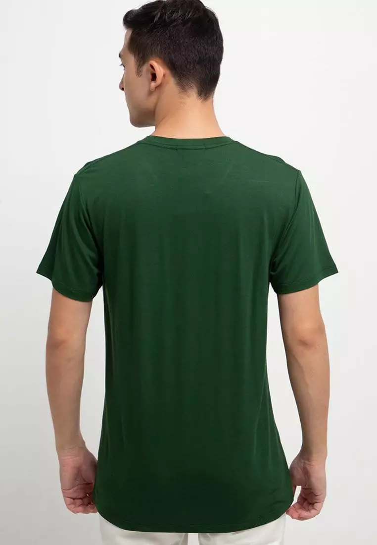 MTL75 kaos t shirt pria instacool thirdday polos ebony green