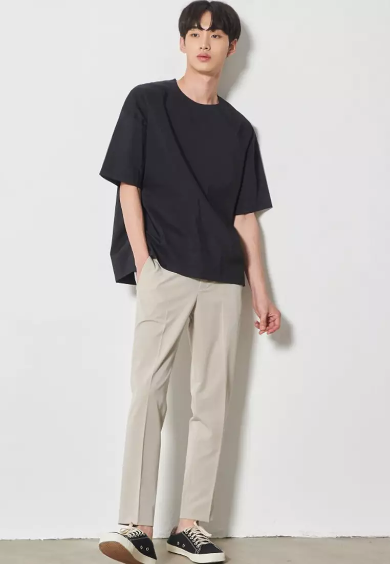 Casual Loose Thin Cropped Small Suit Long Pants A22050339KI