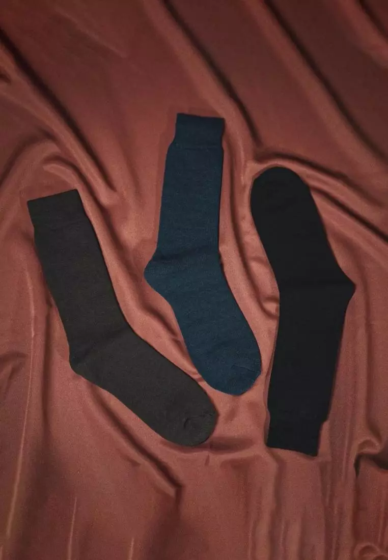 Socks Kaos Kaki Formal Panjang Pria Kerja Hitam Formal Socks