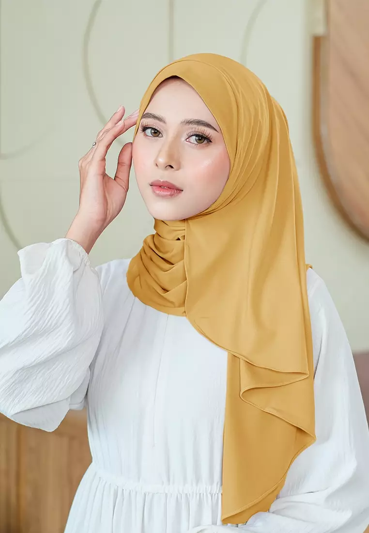 HIJAB INSTAN ALMA - MUSTARD