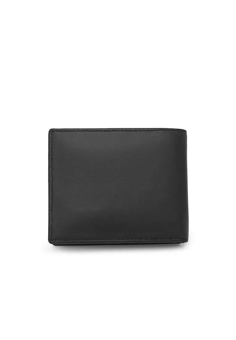 Men's Genuine Leather RFID Blocking Wallet  (Dompet Pria Kulit Genuine RFID Blocking) - Hitam