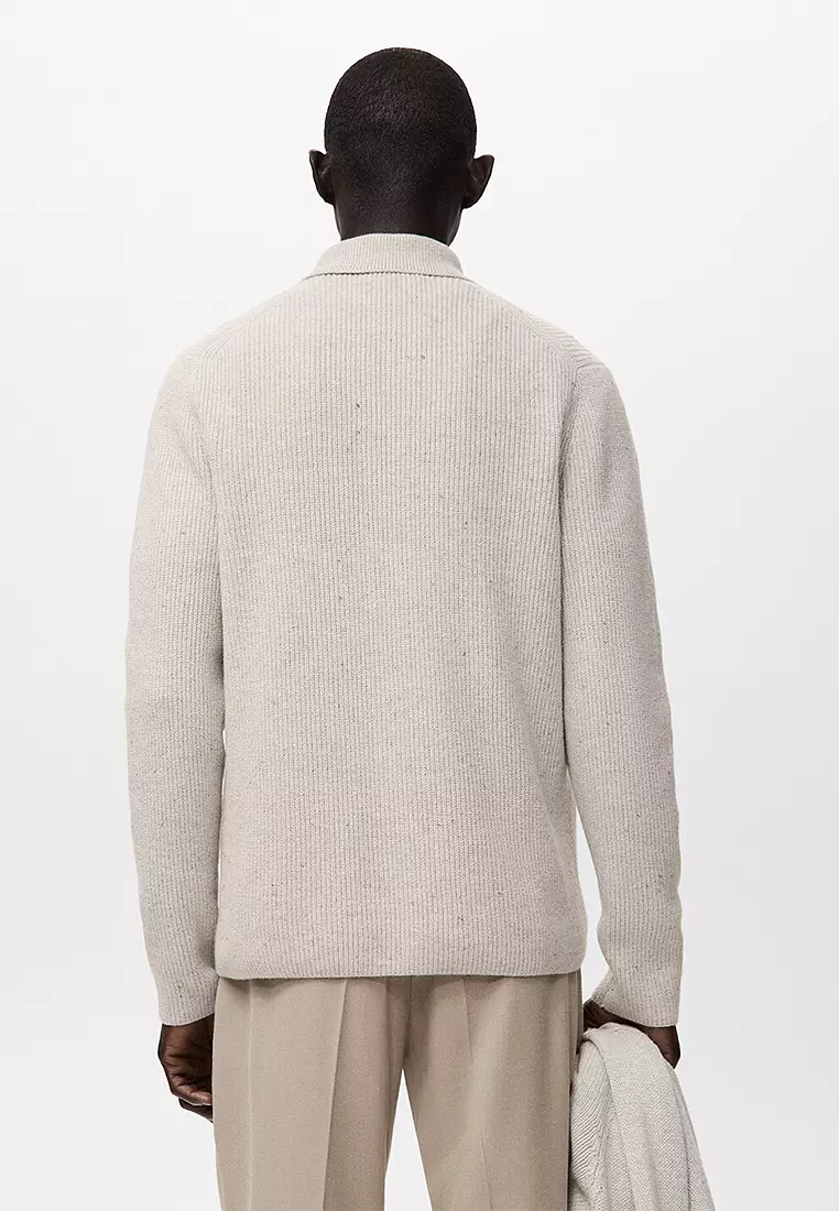 Ribbed Knit Cardigan