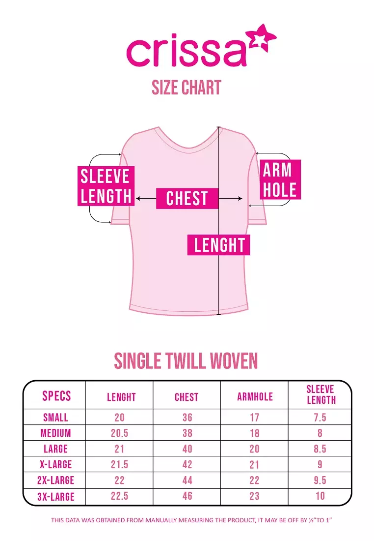 Single Twill Woven Short Sleeves Blouse