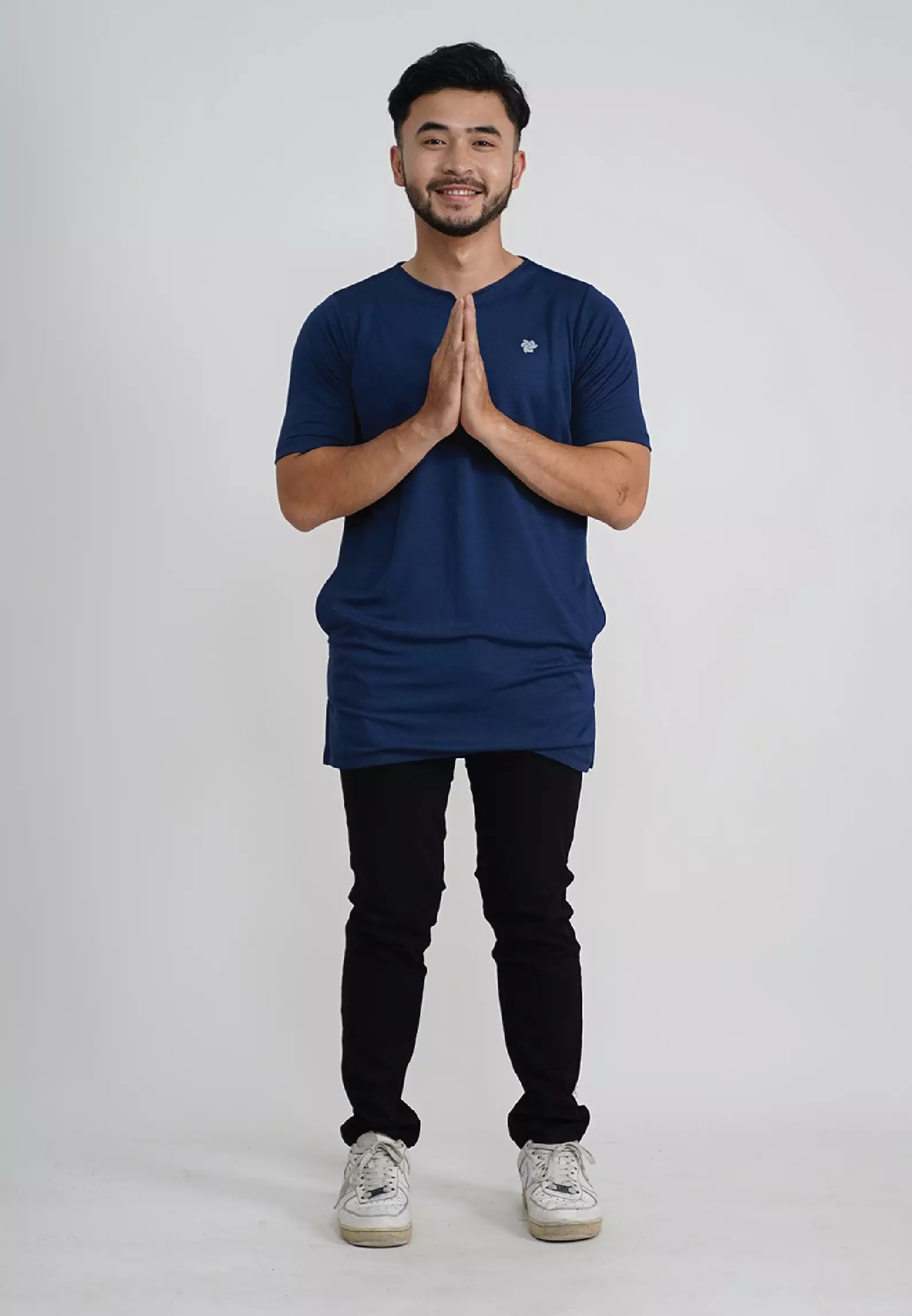 Tiento Baju Muslim Koko Kurta 3in1 Basic Navy