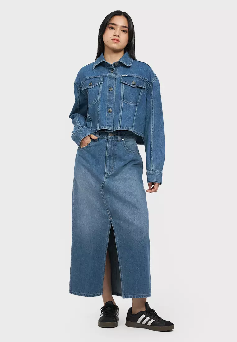 Jacket Denim Oversized Crop DMJKT 03A25