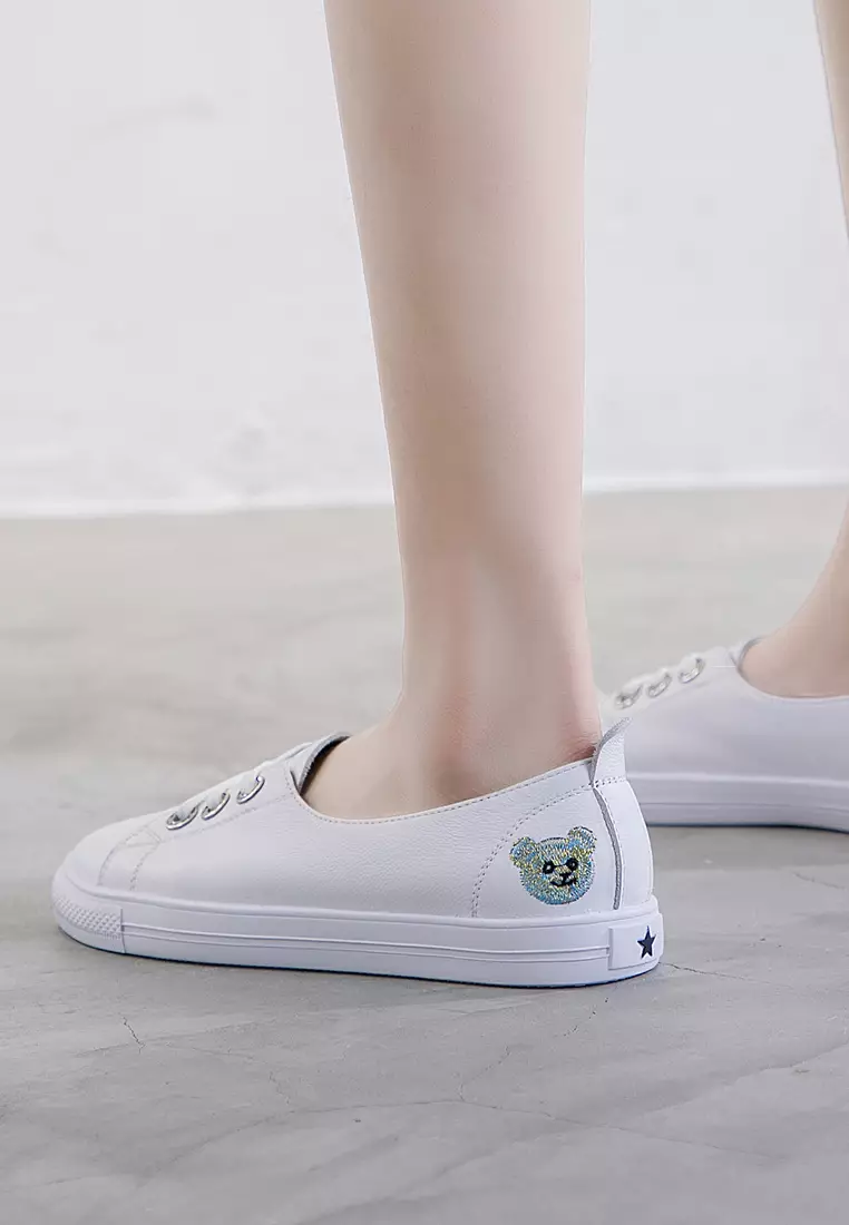 Smart Causal Leather Sneakers RX5186