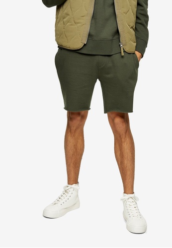 Buy Topman Khaki Jersey Shorts Online On Zalora Singapore