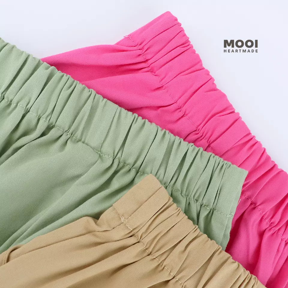 Mooi Celana Panjang Chinos Anak Perempuan Reiko Cullotes Pants - Black