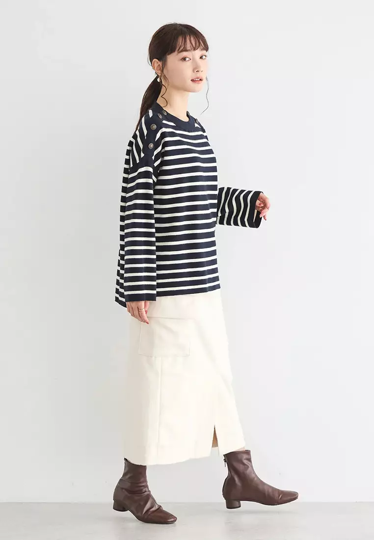 American Holic - Nakajima Patch Flap Tight Skirt