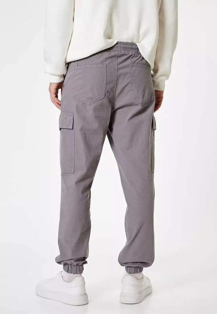 Koton Jogger Sweatpants Pocket Detail Drawstring Cotton, Short