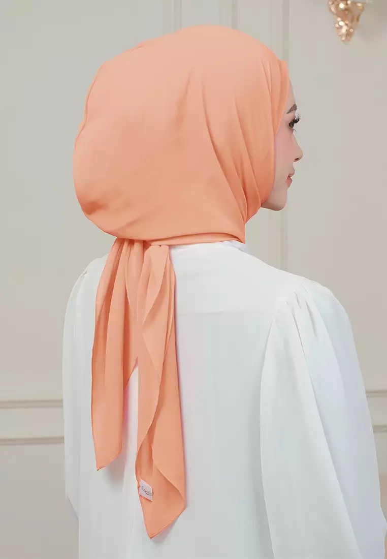 HIJAB INSTAN MAGNET SYIFA - DUSTY ORANGE