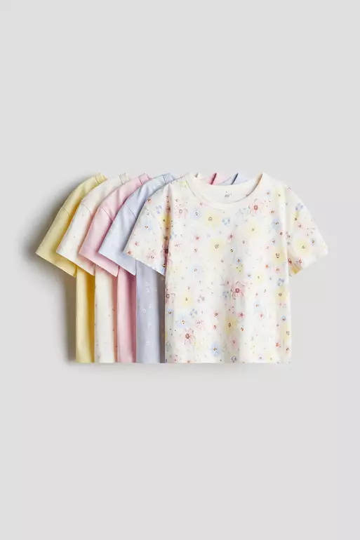5-pack cotton T-shirts